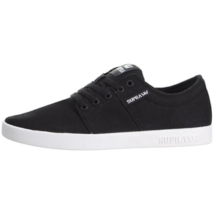 Baskets Basses Supra Stacks II Noir Black/White Homme | TNS-43655573